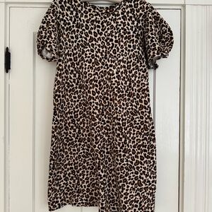 Velvet Leopard Print Top